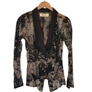 Share Spirit Victorian Sheer Tule Blazer S Avant Garde Whimsy Japanese Archive